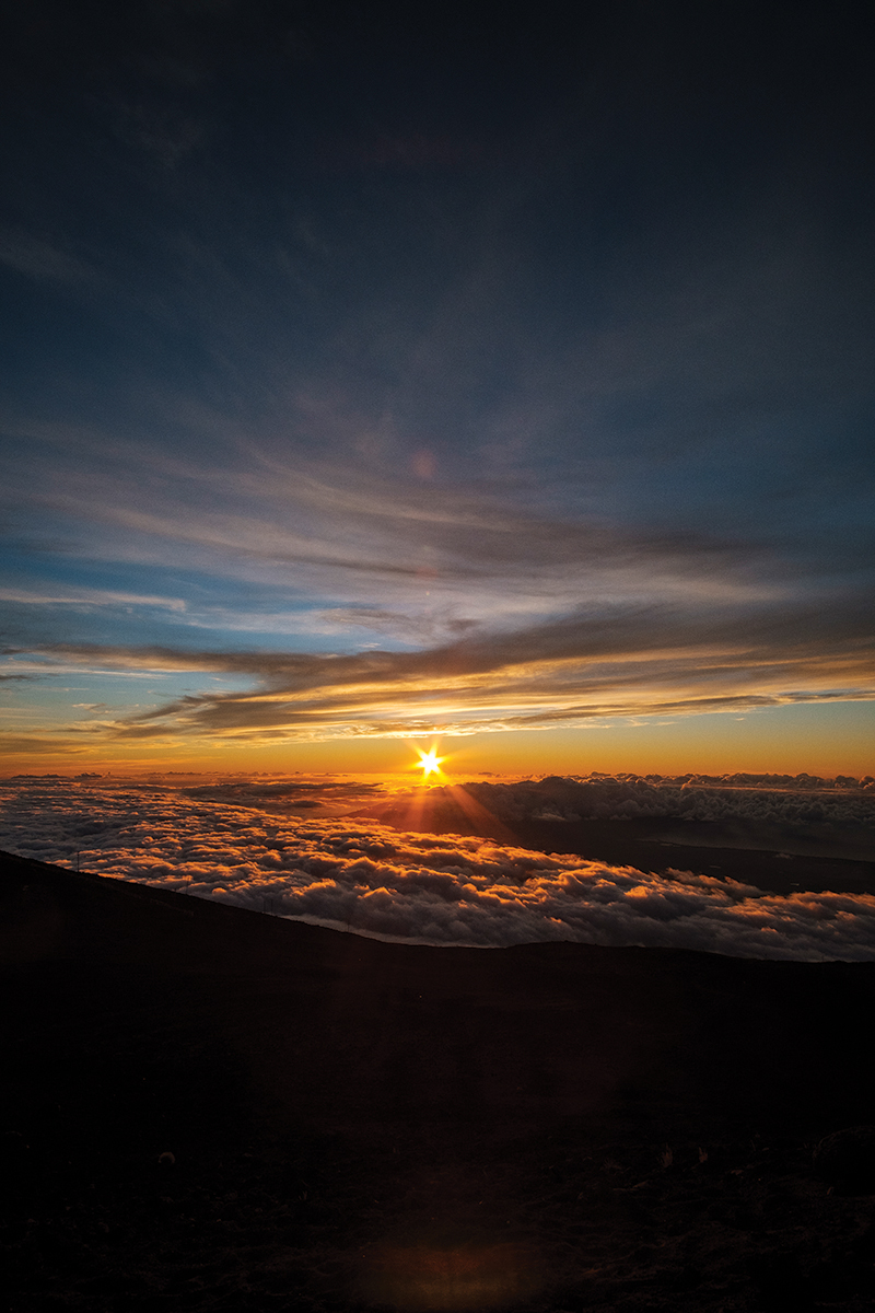 0722 Maui Sunset Haleakala Aaron K Yoshino Swp