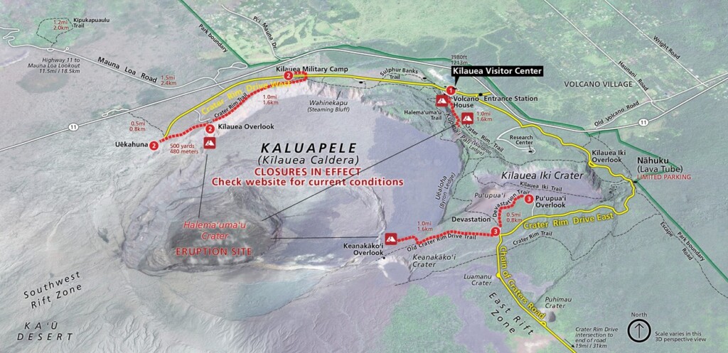 Eruption Viewing Havo Kilauea Map 2022 7